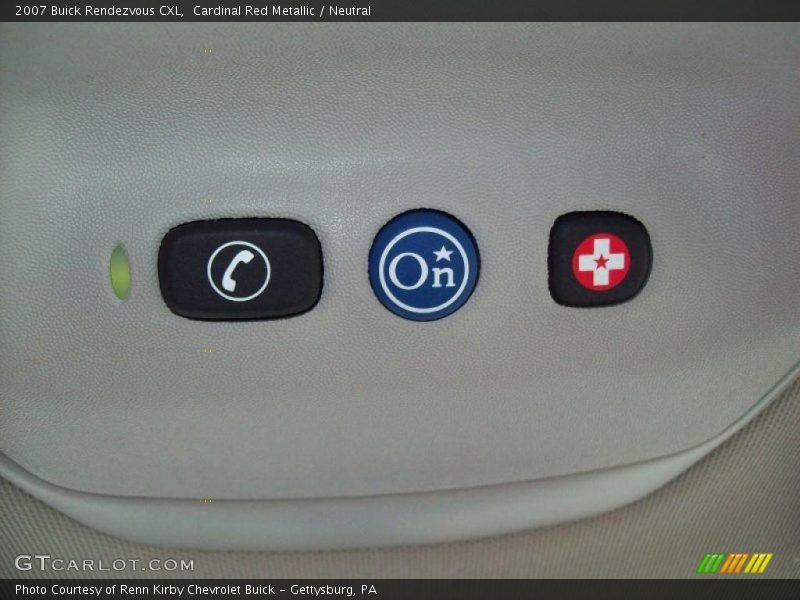Cardinal Red Metallic / Neutral 2007 Buick Rendezvous CXL