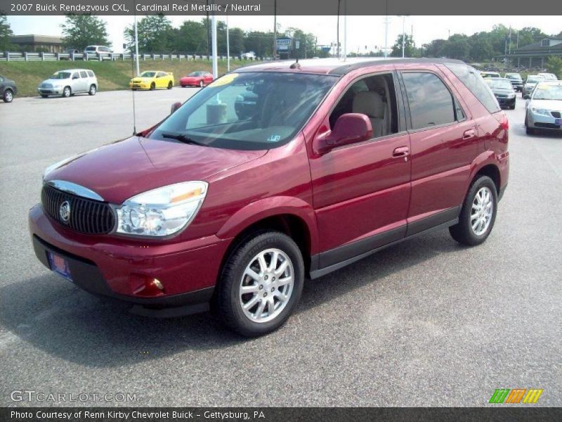 Cardinal Red Metallic / Neutral 2007 Buick Rendezvous CXL