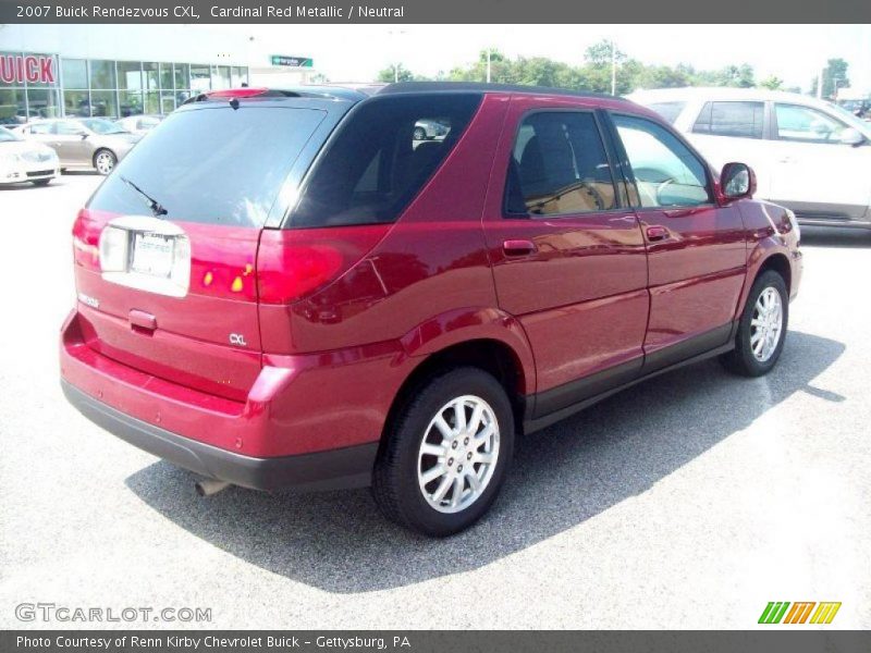 Cardinal Red Metallic / Neutral 2007 Buick Rendezvous CXL