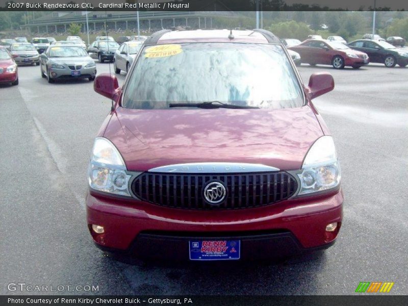 Cardinal Red Metallic / Neutral 2007 Buick Rendezvous CXL