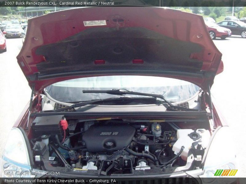 Cardinal Red Metallic / Neutral 2007 Buick Rendezvous CXL
