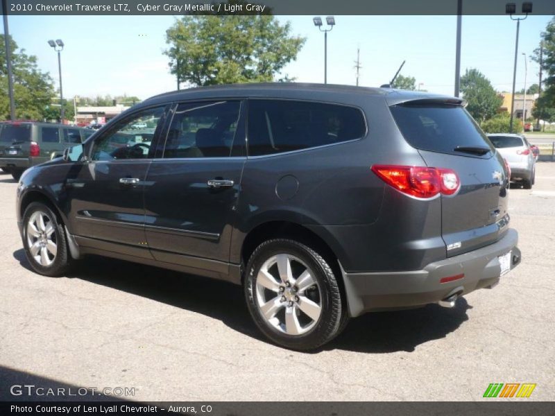 Cyber Gray Metallic / Light Gray 2010 Chevrolet Traverse LTZ