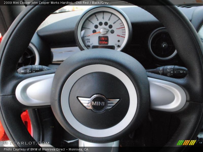 Chili Red / Black/Grey 2009 Mini Cooper John Cooper Works Hardtop