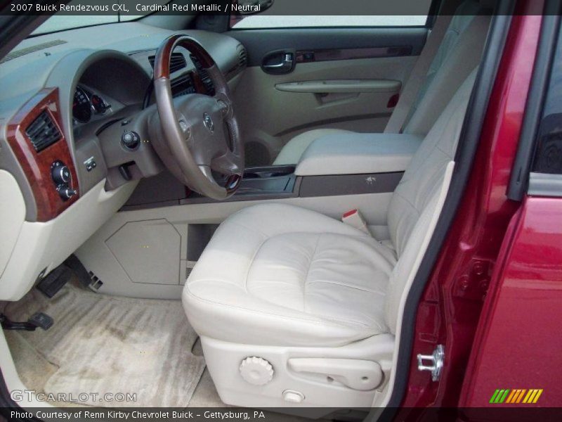 Cardinal Red Metallic / Neutral 2007 Buick Rendezvous CXL