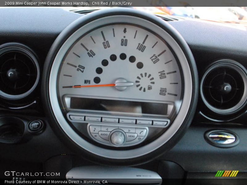 Chili Red / Black/Grey 2009 Mini Cooper John Cooper Works Hardtop