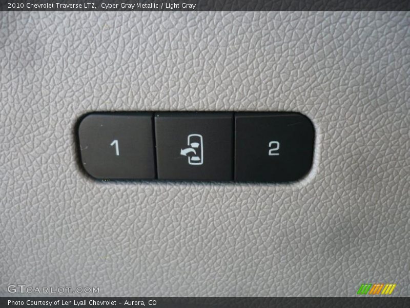 Cyber Gray Metallic / Light Gray 2010 Chevrolet Traverse LTZ