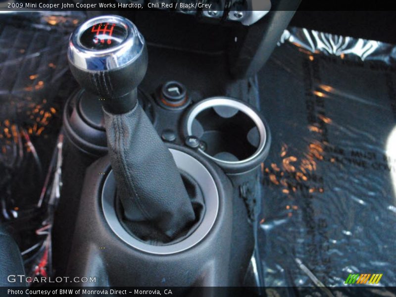 Chili Red / Black/Grey 2009 Mini Cooper John Cooper Works Hardtop
