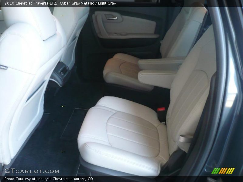 Cyber Gray Metallic / Light Gray 2010 Chevrolet Traverse LTZ