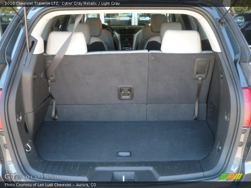 Cyber Gray Metallic / Light Gray 2010 Chevrolet Traverse LTZ