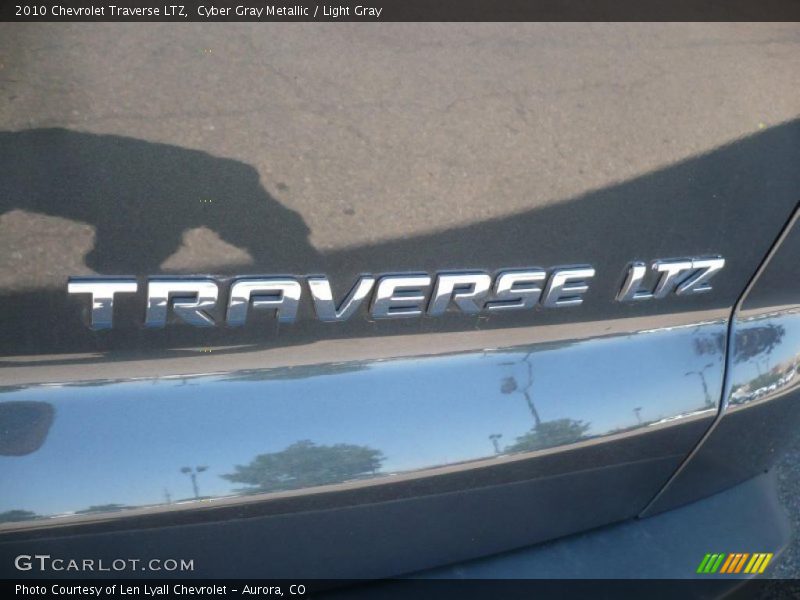 Cyber Gray Metallic / Light Gray 2010 Chevrolet Traverse LTZ