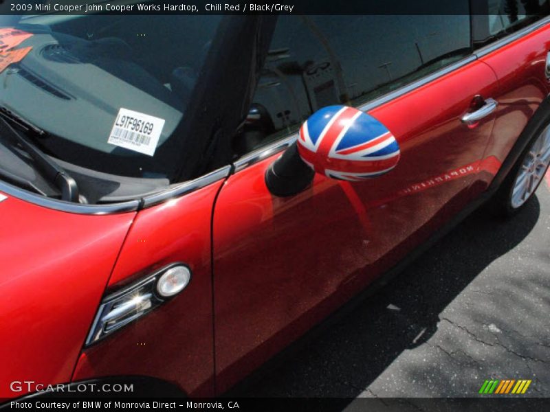 Chili Red / Black/Grey 2009 Mini Cooper John Cooper Works Hardtop