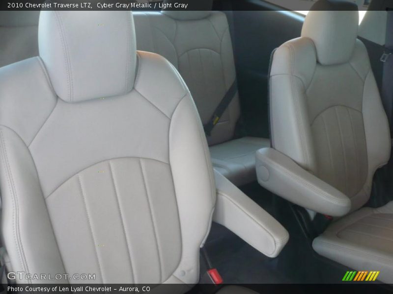 Cyber Gray Metallic / Light Gray 2010 Chevrolet Traverse LTZ