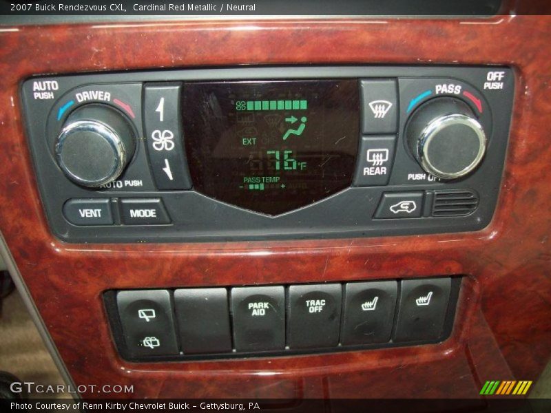 Cardinal Red Metallic / Neutral 2007 Buick Rendezvous CXL