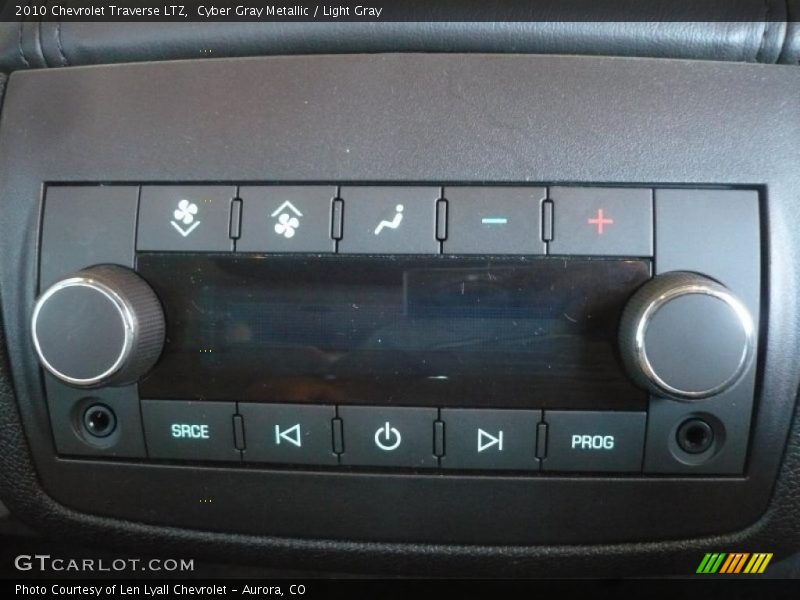 Cyber Gray Metallic / Light Gray 2010 Chevrolet Traverse LTZ