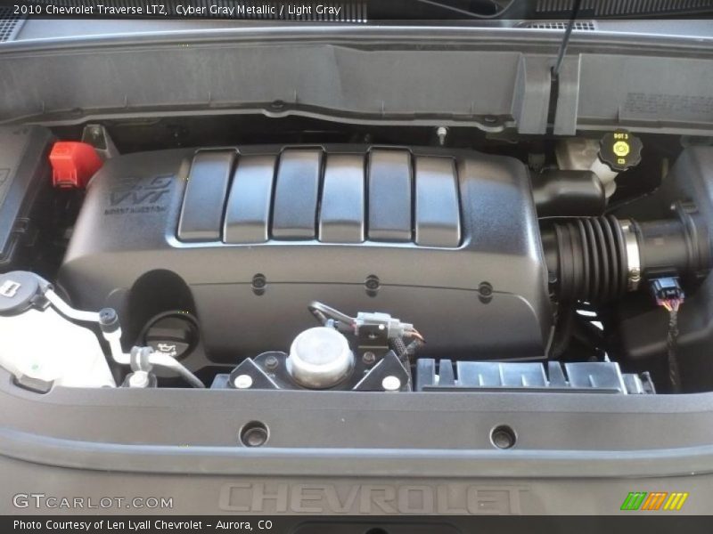 Cyber Gray Metallic / Light Gray 2010 Chevrolet Traverse LTZ