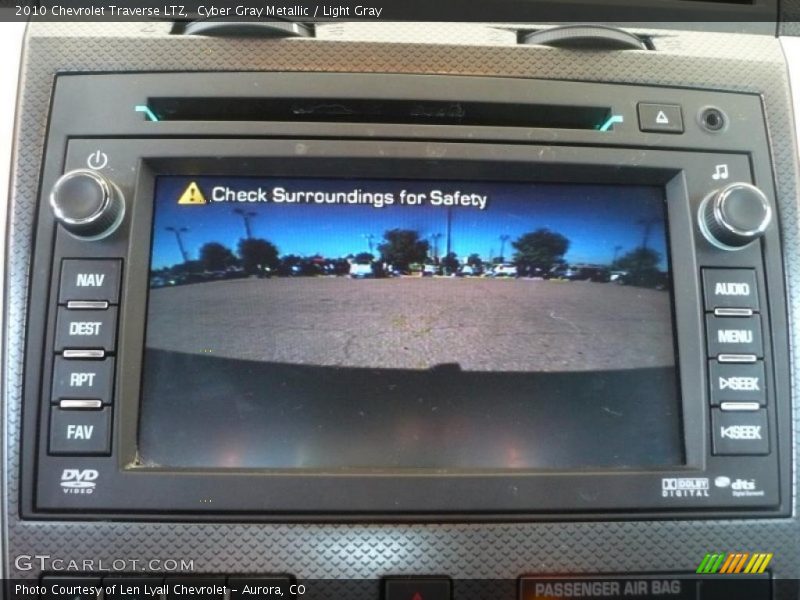 Cyber Gray Metallic / Light Gray 2010 Chevrolet Traverse LTZ