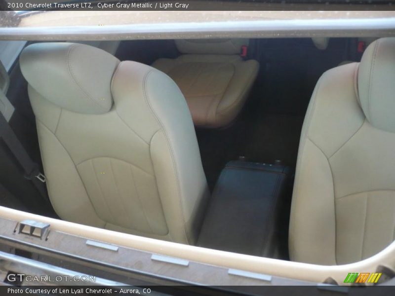 Cyber Gray Metallic / Light Gray 2010 Chevrolet Traverse LTZ