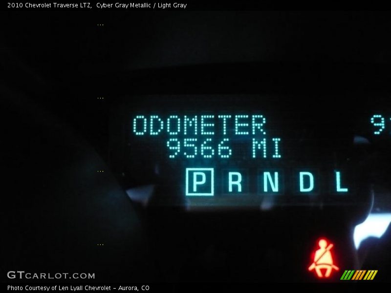 Cyber Gray Metallic / Light Gray 2010 Chevrolet Traverse LTZ