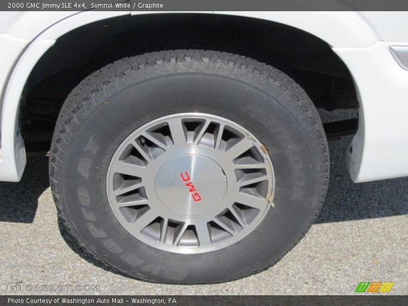 Summit White / Graphite 2000 GMC Jimmy SLE 4x4