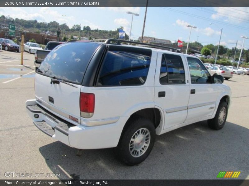 Summit White / Graphite 2000 GMC Jimmy SLE 4x4
