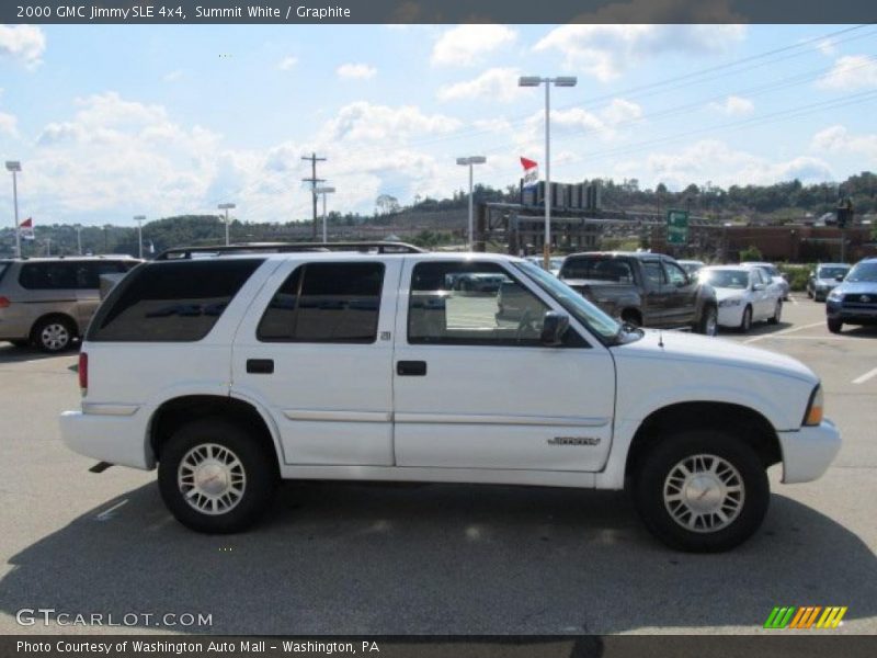 Summit White / Graphite 2000 GMC Jimmy SLE 4x4