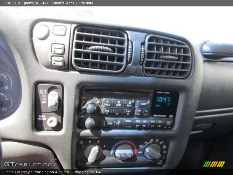 Summit White / Graphite 2000 GMC Jimmy SLE 4x4