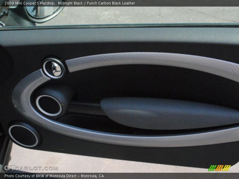 Midnight Black / Punch Carbon Black Leather 2009 Mini Cooper S Hardtop