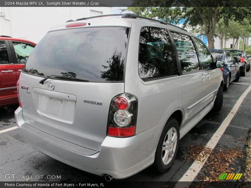 Sunlight Silver Metallic / Gray 2004 Mazda MPV LX