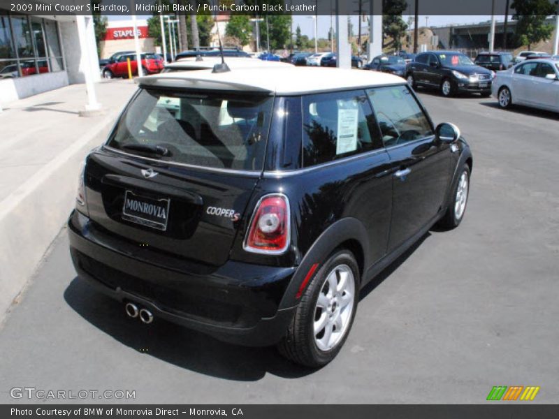 Midnight Black / Punch Carbon Black Leather 2009 Mini Cooper S Hardtop