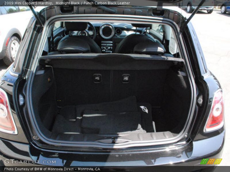 Midnight Black / Punch Carbon Black Leather 2009 Mini Cooper S Hardtop