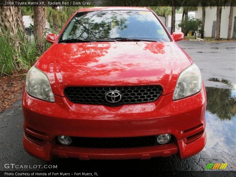 Radiant Red / Dark Gray 2004 Toyota Matrix XR