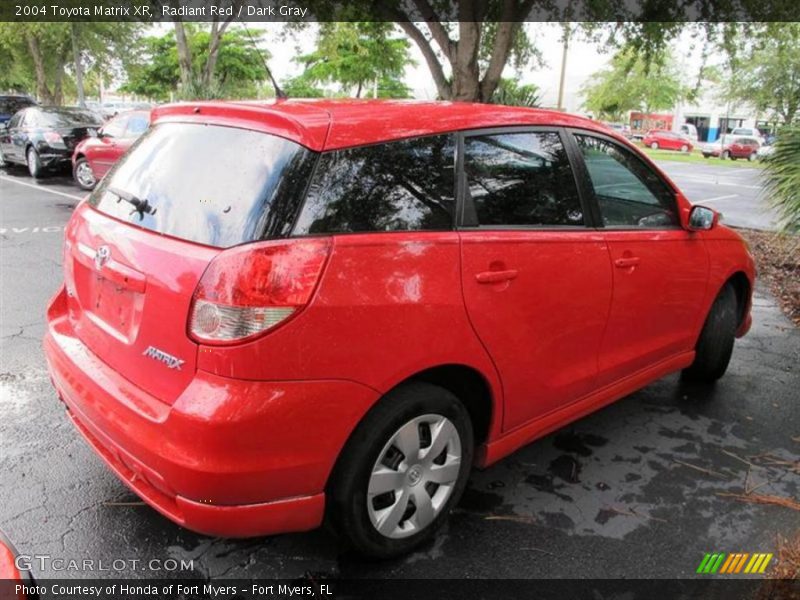 Radiant Red / Dark Gray 2004 Toyota Matrix XR