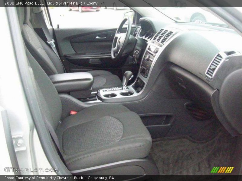 Liquid Silver Metallic / Ebony 2008 GMC Acadia SLE