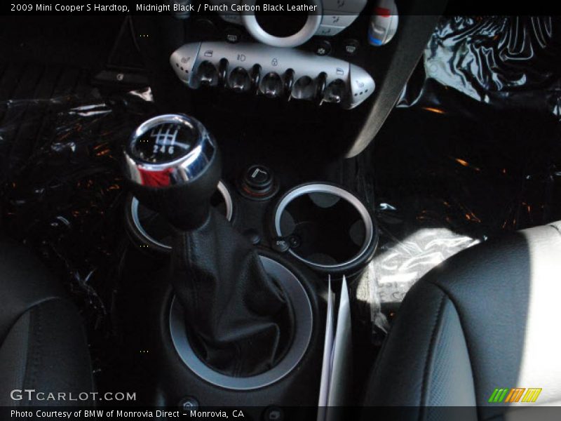 Midnight Black / Punch Carbon Black Leather 2009 Mini Cooper S Hardtop