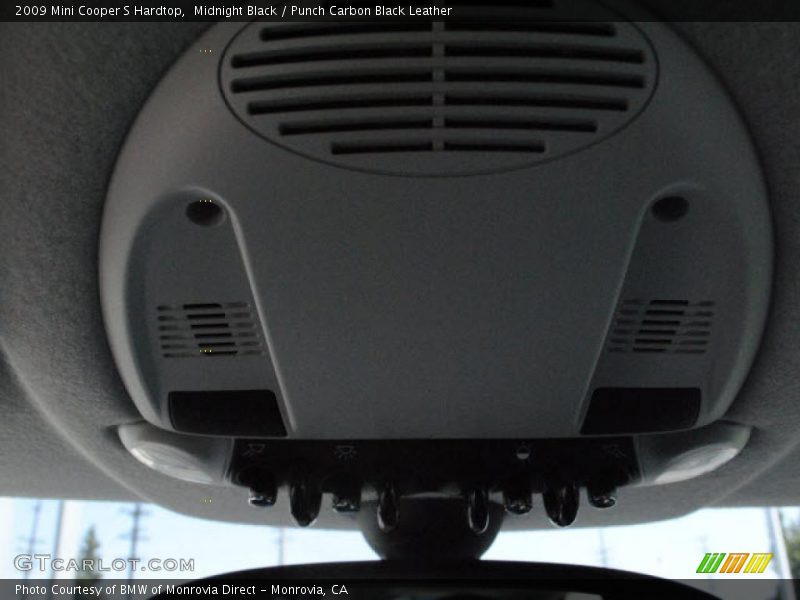 Midnight Black / Punch Carbon Black Leather 2009 Mini Cooper S Hardtop