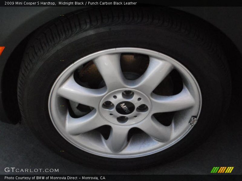 Midnight Black / Punch Carbon Black Leather 2009 Mini Cooper S Hardtop