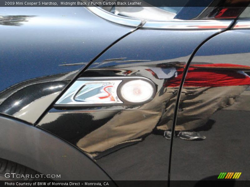 Midnight Black / Punch Carbon Black Leather 2009 Mini Cooper S Hardtop