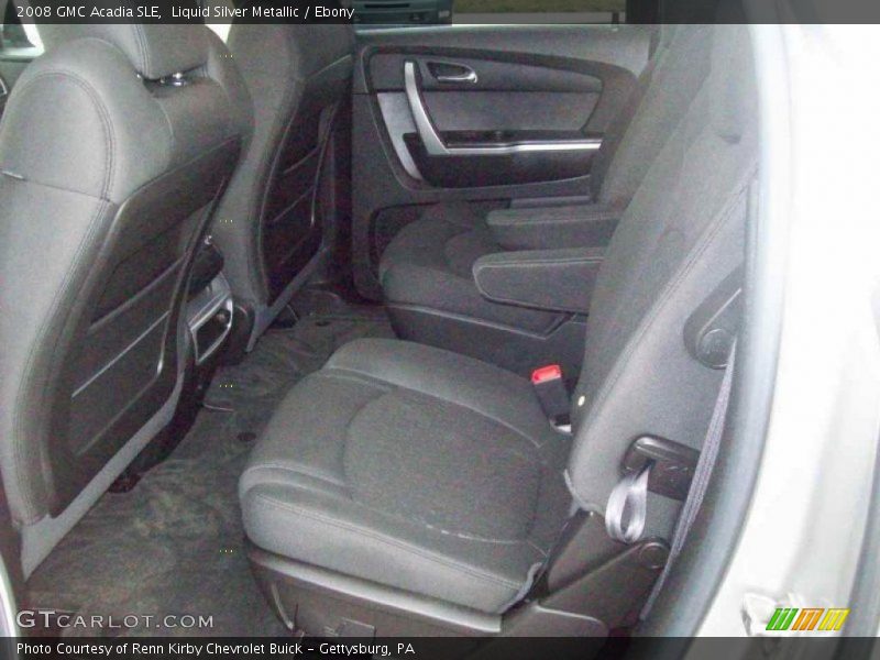 Liquid Silver Metallic / Ebony 2008 GMC Acadia SLE