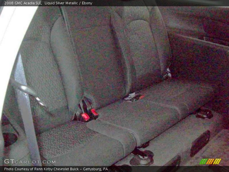 Liquid Silver Metallic / Ebony 2008 GMC Acadia SLE