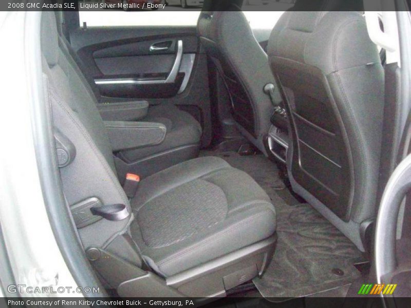 Liquid Silver Metallic / Ebony 2008 GMC Acadia SLE
