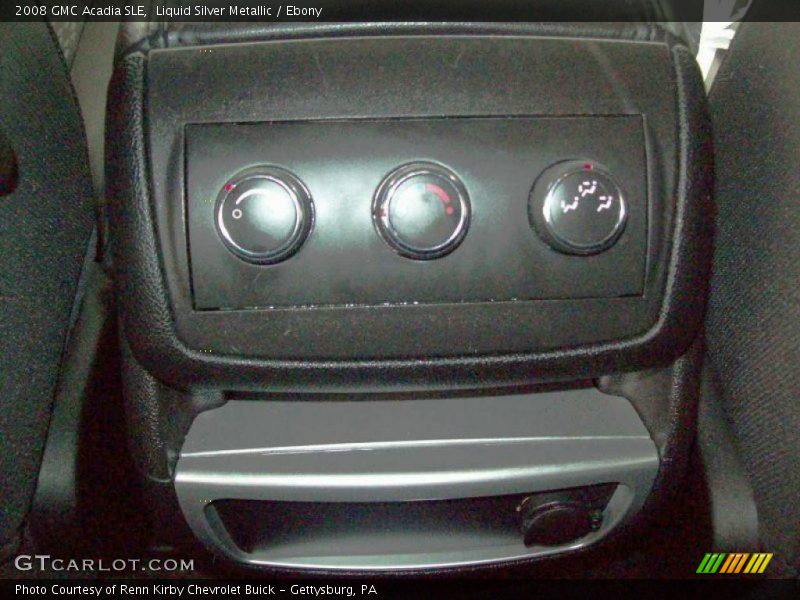 Liquid Silver Metallic / Ebony 2008 GMC Acadia SLE