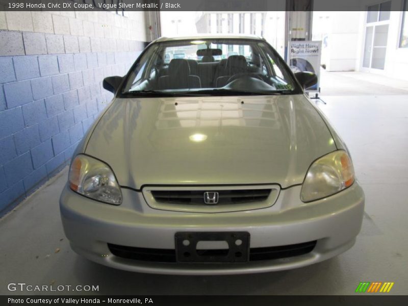 Vogue Silver Metallic / Black 1998 Honda Civic DX Coupe