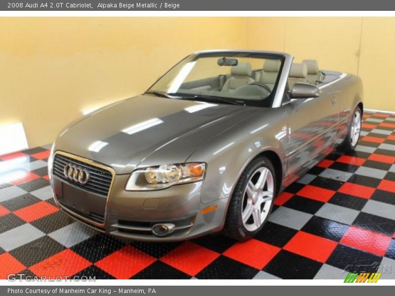Alpaka Beige Metallic / Beige 2008 Audi A4 2.0T Cabriolet