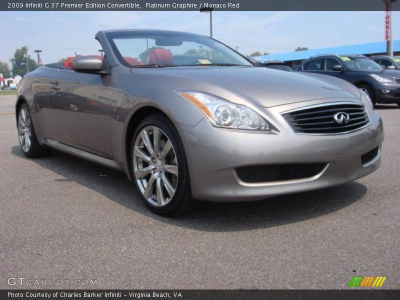  2009 G 37 Premier Edition Convertible Platinum Graphite