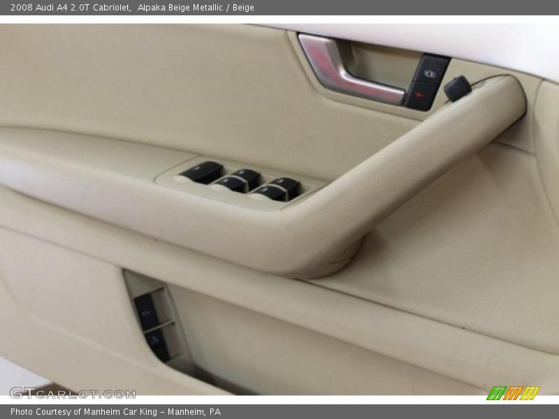 Alpaka Beige Metallic / Beige 2008 Audi A4 2.0T Cabriolet