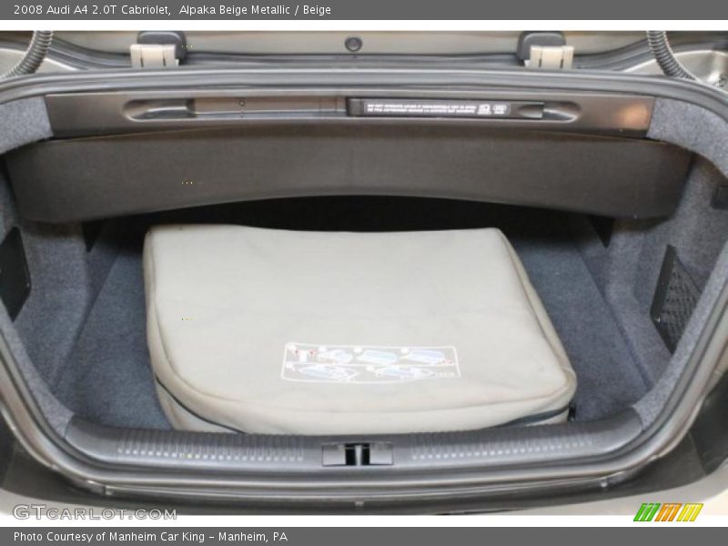 Alpaka Beige Metallic / Beige 2008 Audi A4 2.0T Cabriolet
