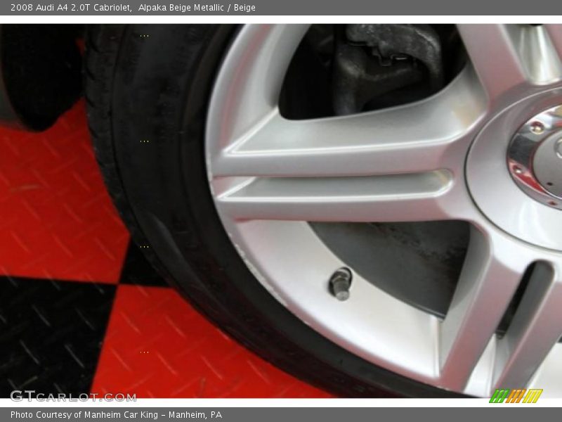 Alpaka Beige Metallic / Beige 2008 Audi A4 2.0T Cabriolet