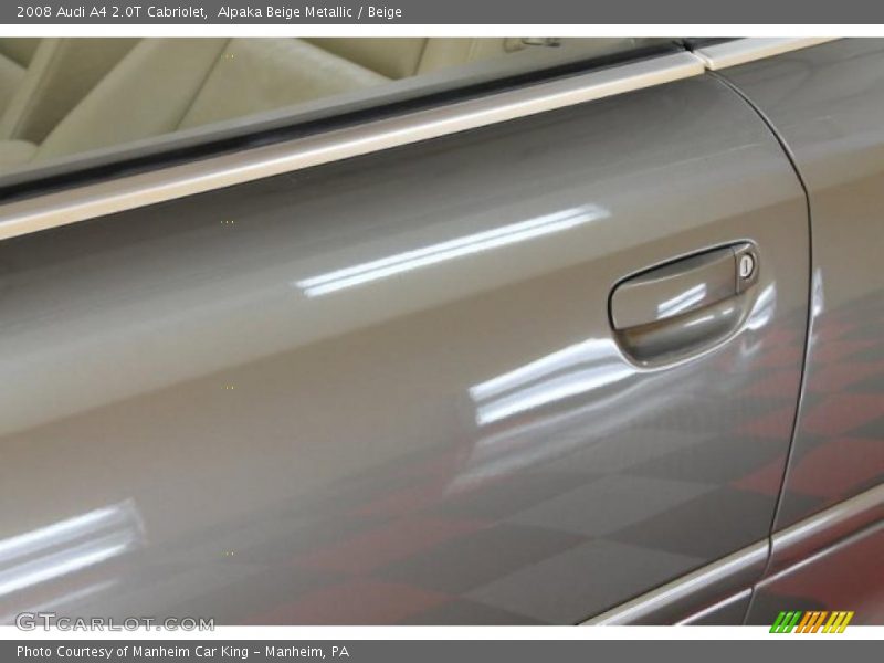 Alpaka Beige Metallic / Beige 2008 Audi A4 2.0T Cabriolet