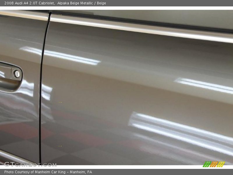 Alpaka Beige Metallic / Beige 2008 Audi A4 2.0T Cabriolet