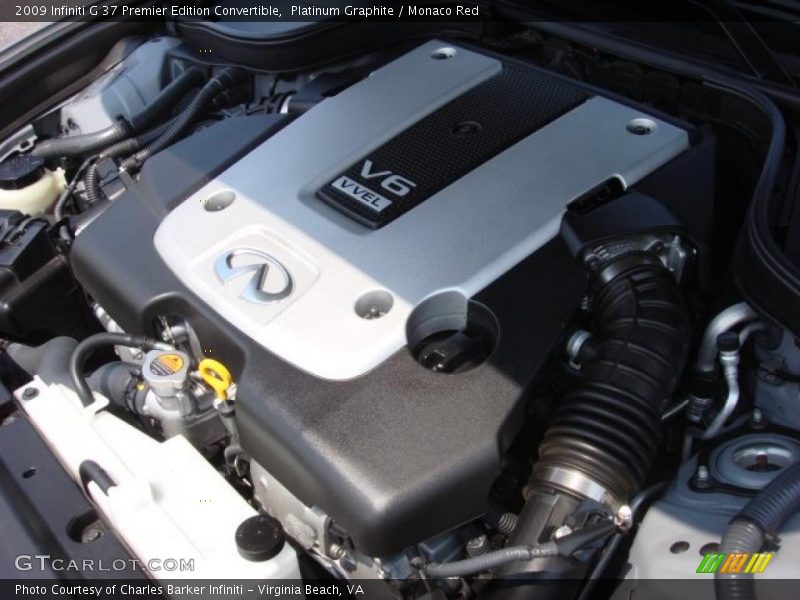  2009 G 37 Premier Edition Convertible Engine - 3.7 Liter DOHC 24-Valve VVEL V6